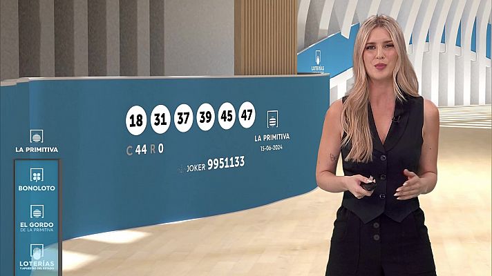 Loterías - Sorteo de la Bonoloto y Primitiva del 15/06/2024