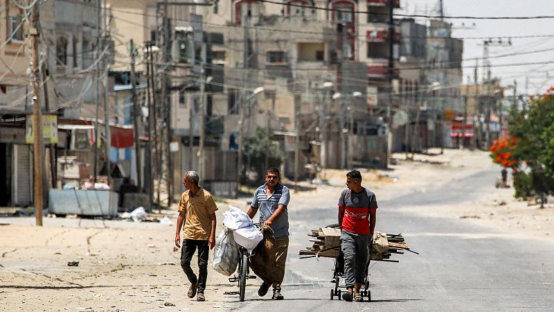 Israel promete facilitar la entrada de ayuda en Gaza - Telediario Internacional | Ver