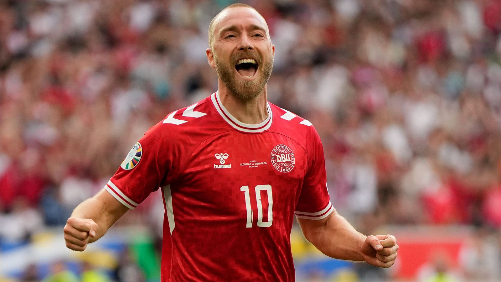 Tenía que ser él: Eriksen vuelve a la Eurocopa con gol