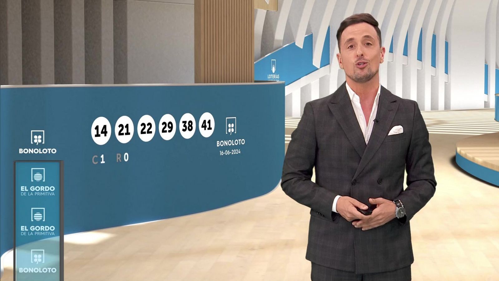 Sorteo de la Bonoloto y  Gordo de la Primitiva del 16/06/2024 - ver ahora