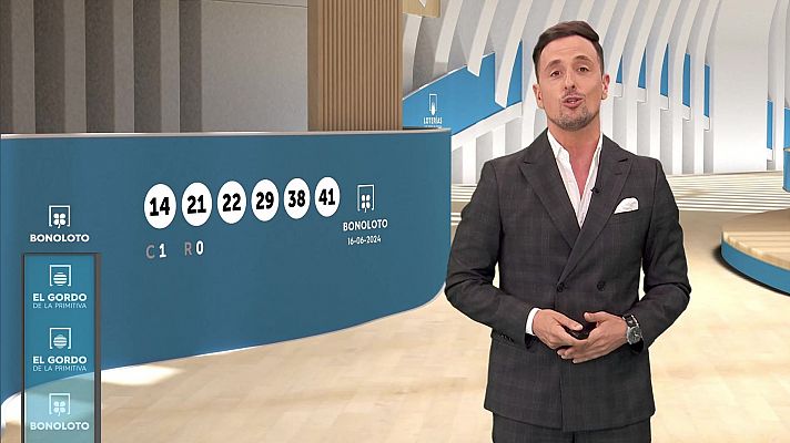 Loterías - Sorteo de la Bonoloto y  Gordo de la Primitiva del 16/06/2024