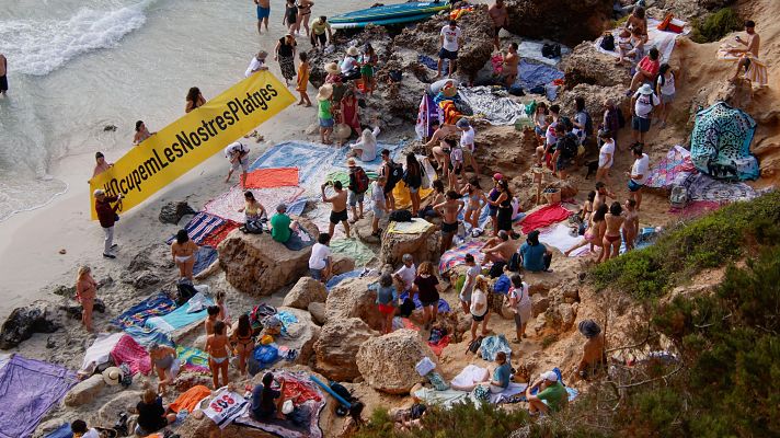 Telediario Fin de Semana - Granda y Mallorca salen a la calle contra la masificación turística