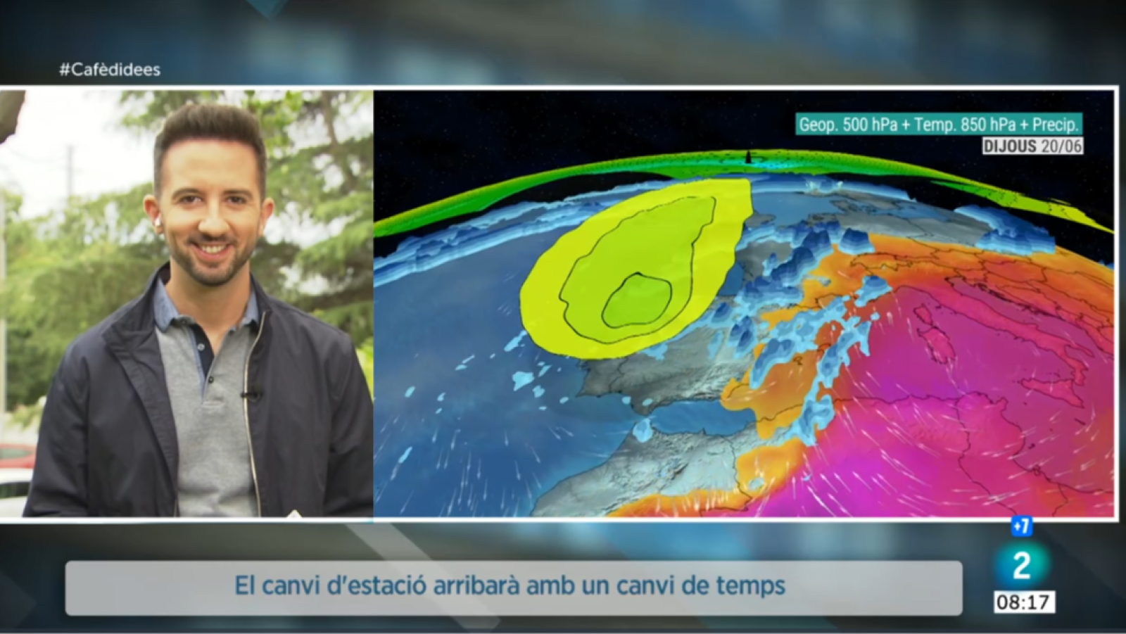 El Temps -  Dilluns de sol i més calor, però amb canvis abans del canvi d'estació | Veure