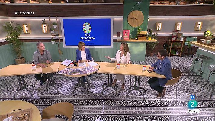 Cafè d'idees - Santi Rodríguez, Oriol Amat i l'inici de l'Eurocopa 2024