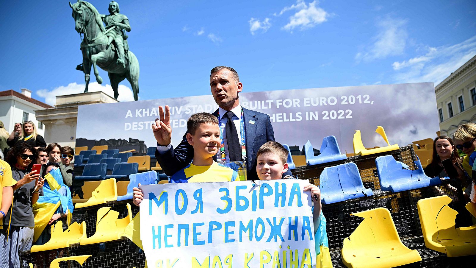 Shevchenko reivindica la paz a través del fútbol en la Eurocopa