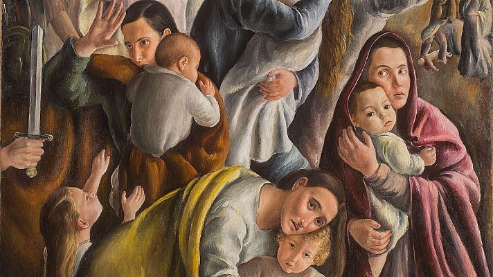 Telediario 1 - La fuerza bíblica de Rosario de Velasco ilumina el Museo Thyssen