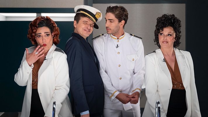 Late Xou con Marc Giró - En el baño con las Glorias Cabareteras y con Borja el okupa