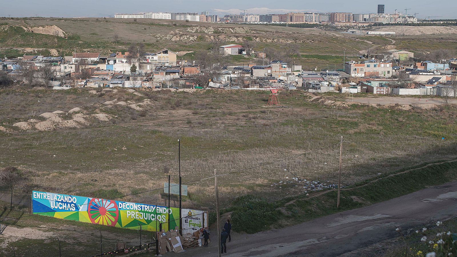 La Cañada Real, plató de la película 'Ciudad sin sueño'