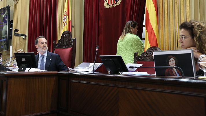 El presidente del Parlament balear expulsa a dos miembros de la Mesa en el debate para derogar la ley de memoria democrática