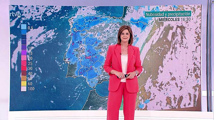 Probabilidad de chubascos y tormentas localmente fuertes en litorales de Galicia y Asturias