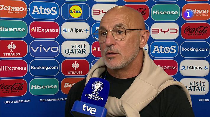 Eurocopa - Luis de la Fuente, a RTVE: "Hasta ahora la selección que más me ha gustado de la Eurocopa es España"