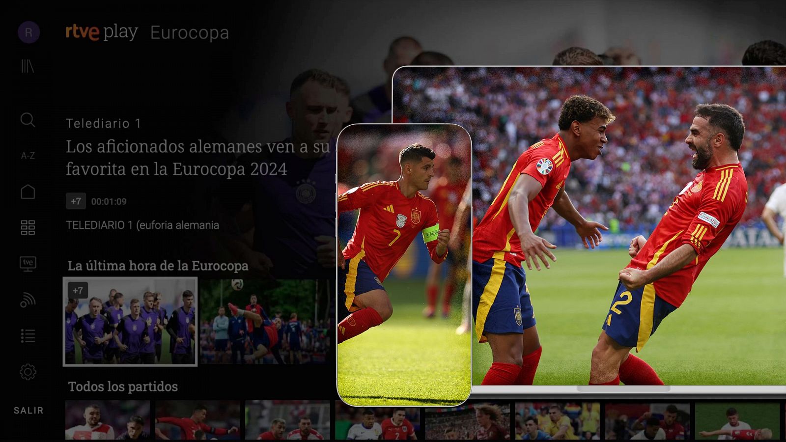 Vive la Eurocopa 2024 en RTVE Play desde cualquier dispositivo