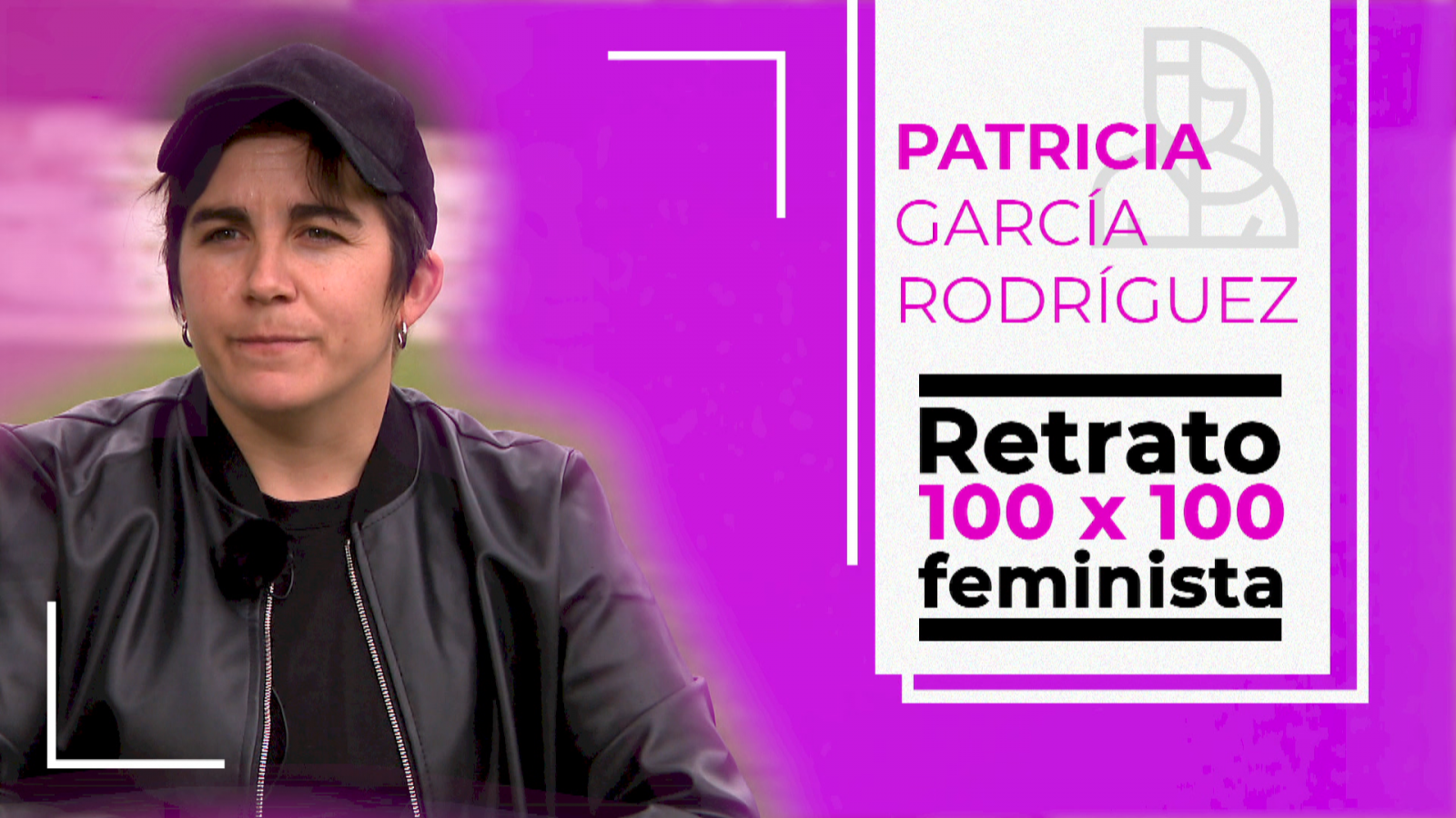 Retrato 100x100 feminista: Patricia García