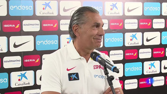 Telediario 1 - Scariolo sobre el España-Italia de la Eurocopa: ''Es el único partido en el que no voy con España''
