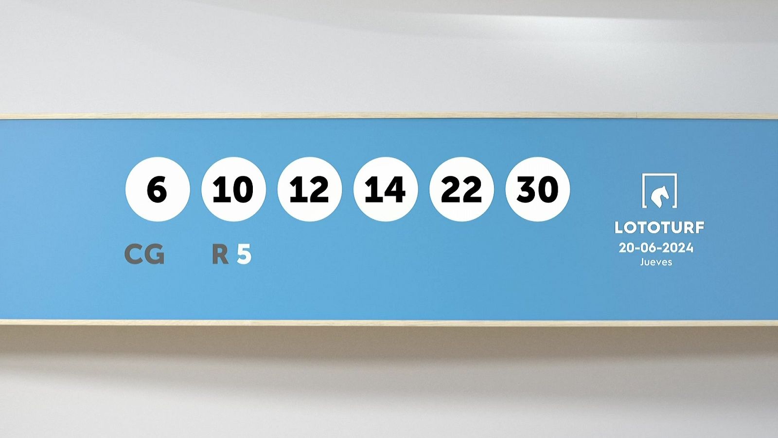 Sorteo de la Lotería Lototurf del 20/06/2024 - Ver ahora