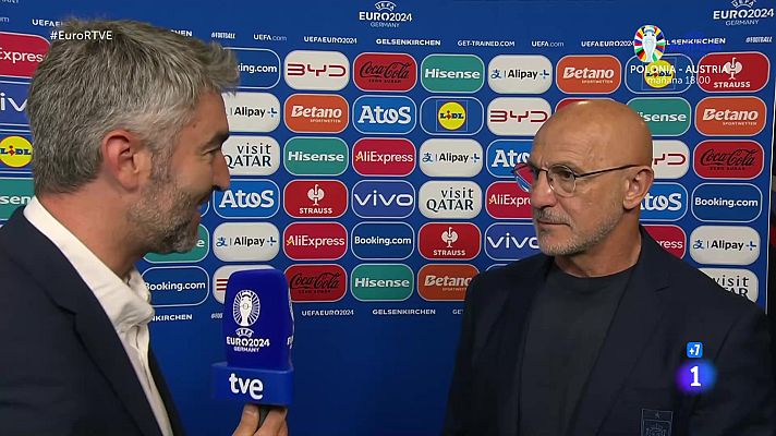 Eurocopa - Luis de la Fuente, a RTVE: " Creo que no hay nadie mejor que nosotros"