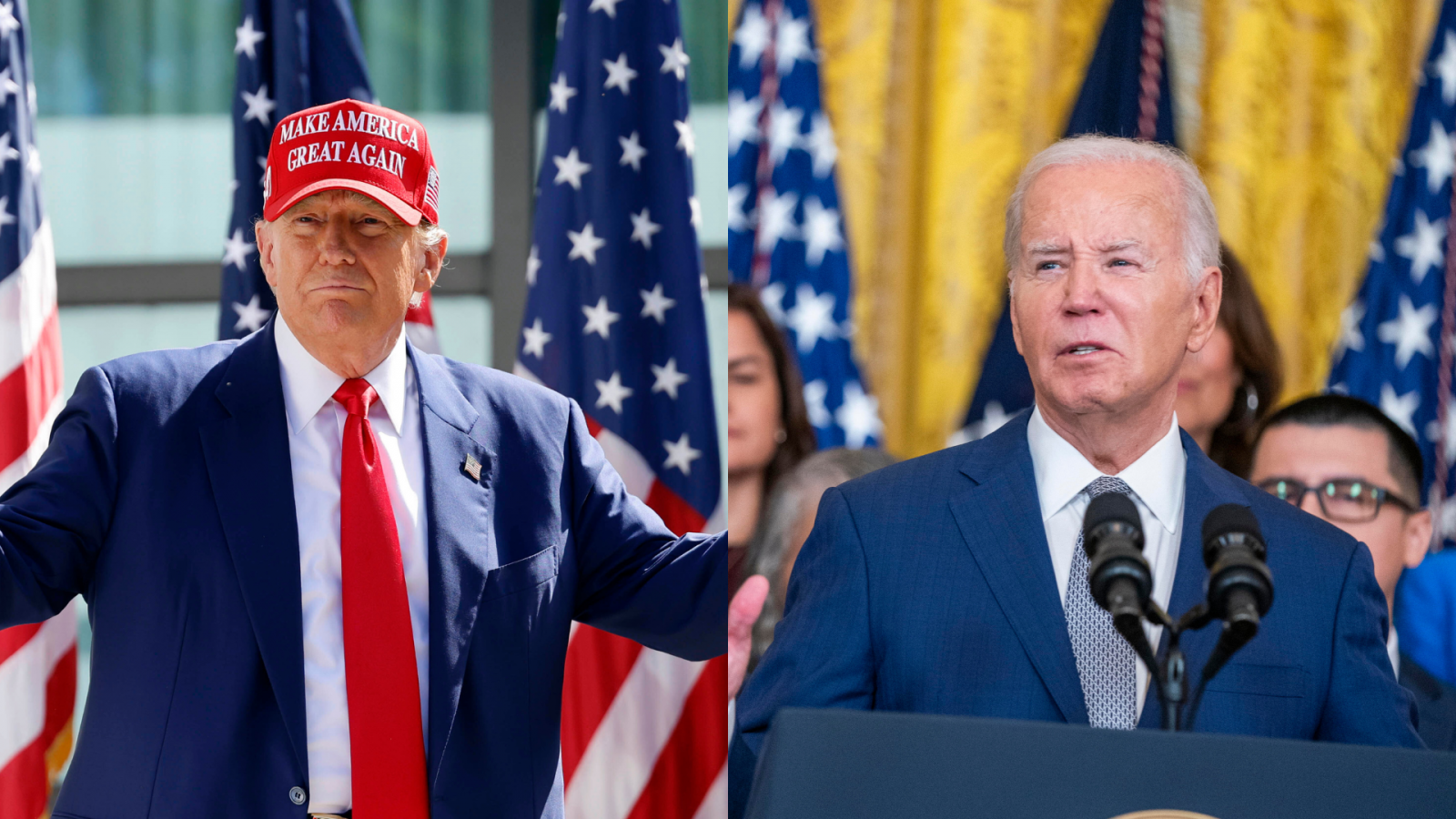 Biden y Trump, a las puertas de su primer debate televisado