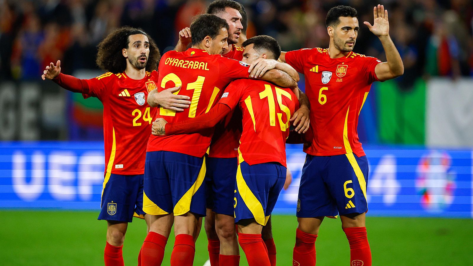 Recital de España ante Italia en la Eurocopa para alcanzar los octavos de final