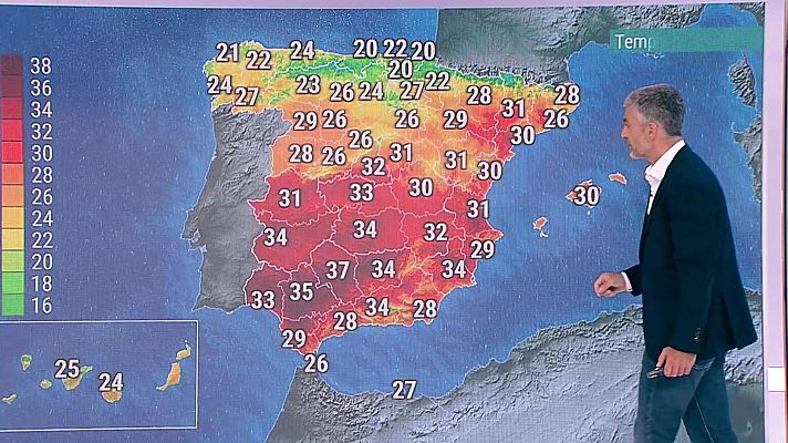 Cielos poco nubosos o despejados en gran parte del territorio