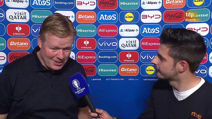 Estudio Estadio - Koeman, a TVE: "Hemos tenido mala suerte con el gol anulado, pero creo que el empate es justo"