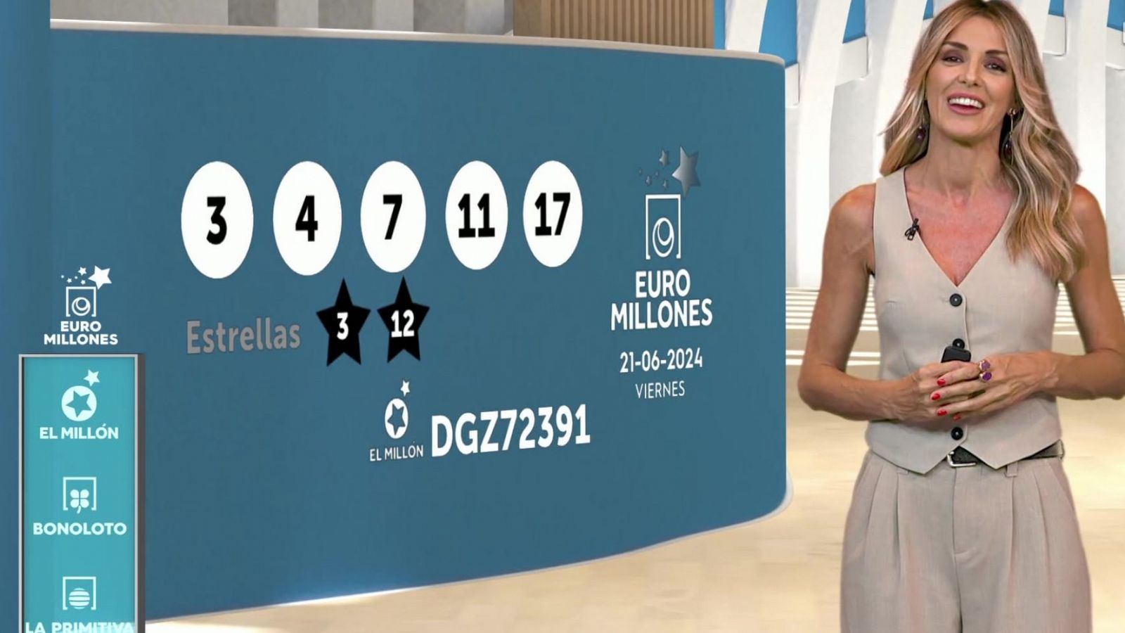 Sorteo de la Bonoloto y Euromillones: 21/06/2024