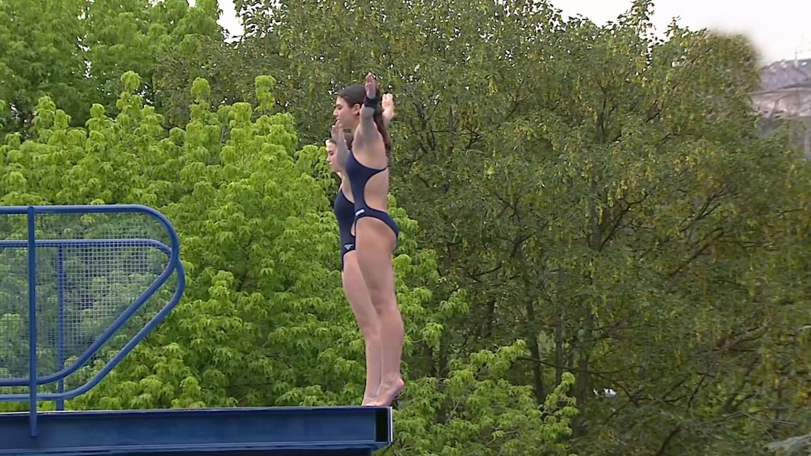 Saltos - Campeonato de Europa. Final 10m sincro femenino