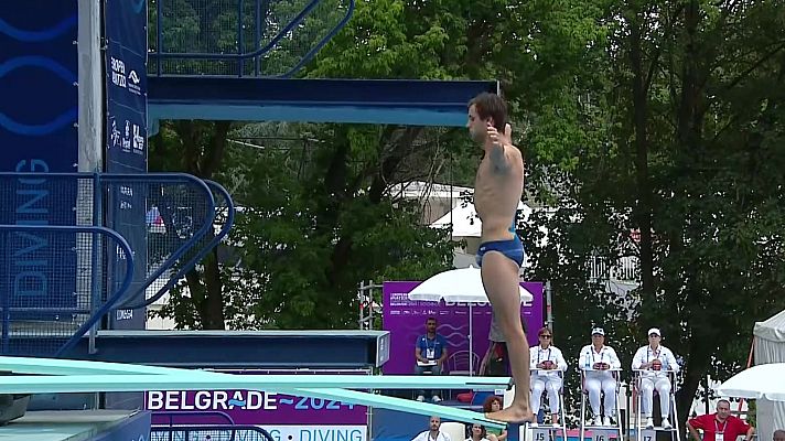 Saltos - Campeonato de Europa. Final 3m masculino