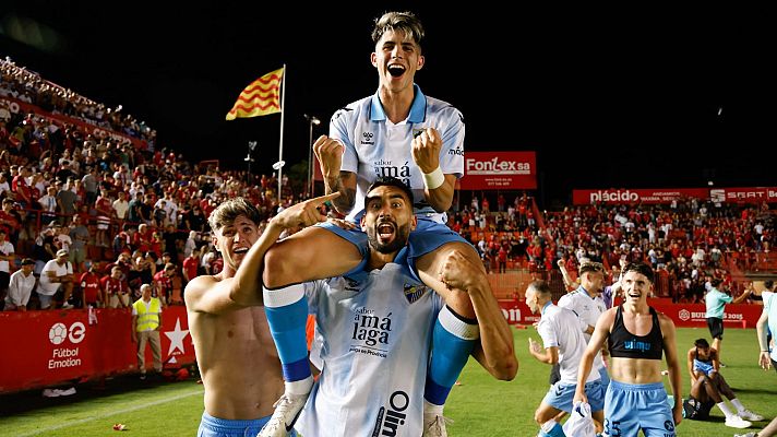 El Málaga vuelve a Segunda con un gol en el último suspiro de la prórroga