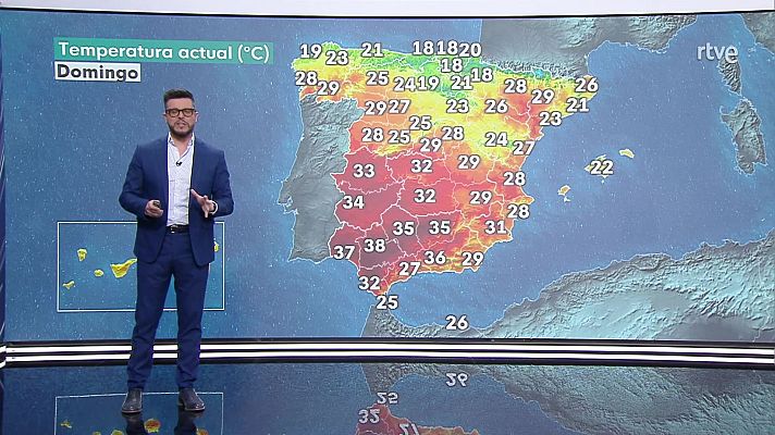 El tiempo - Mediodía 23/06/24