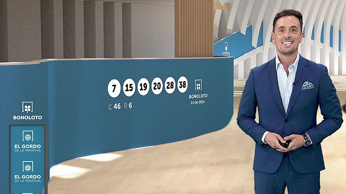 Loterías - Sorteo de la Bonoloto y El Gordo de la Primitiva del 23/06/2024