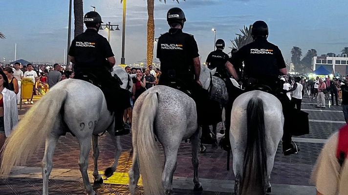 La noche de San Juan desde el punto de vista de la policía