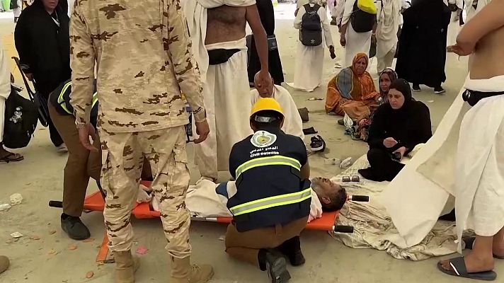 Telediario 1 - Al menos 1.300 muertos en una de las peregrinaciones a La Meca más trágicas que se recuerdan