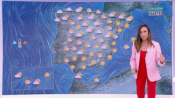 Las temperaturas máximas aumentarán en la mitad norte y descenderán en litorales del este y sudoeste