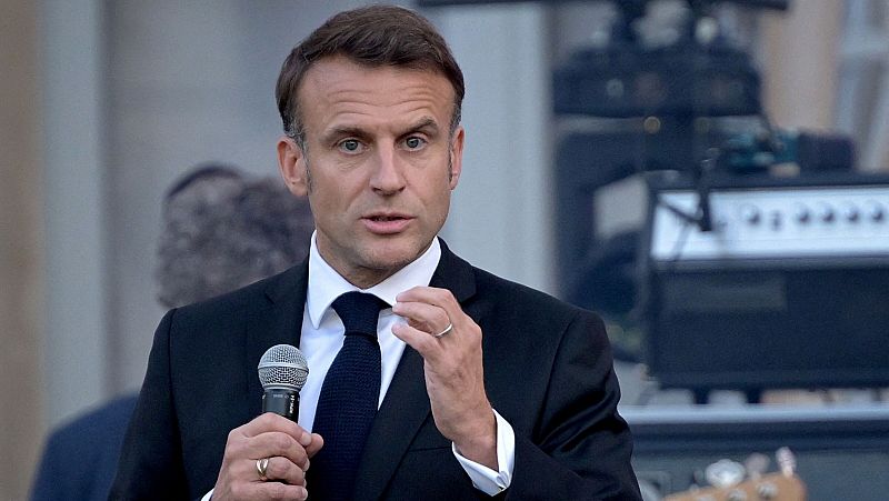 Macron enciende la campaña de las elecciones legislativas en Francia atacando a sus rivales
