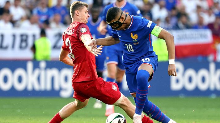 Francia - Polonia: resumen | Grupo D - Eurocopa 2024
