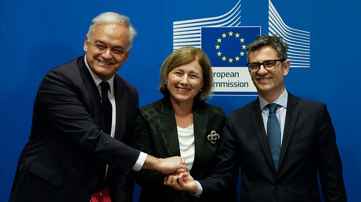 Telediario 2 - Diferentes visiones desde PP y PSOE sobre el acuerdo para renovar el CGPJ