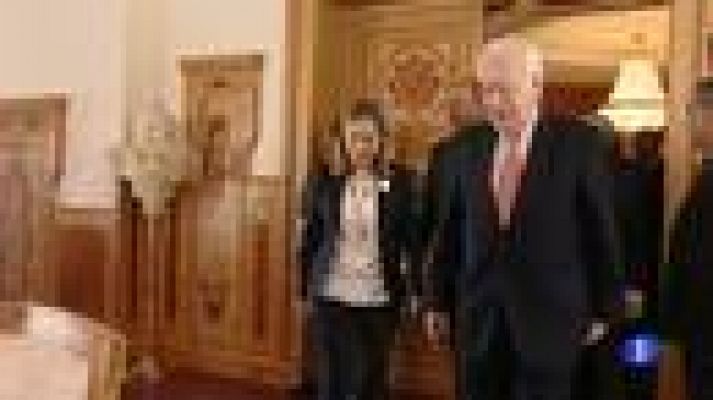 Telediario 1 - Visita oficial a Libia