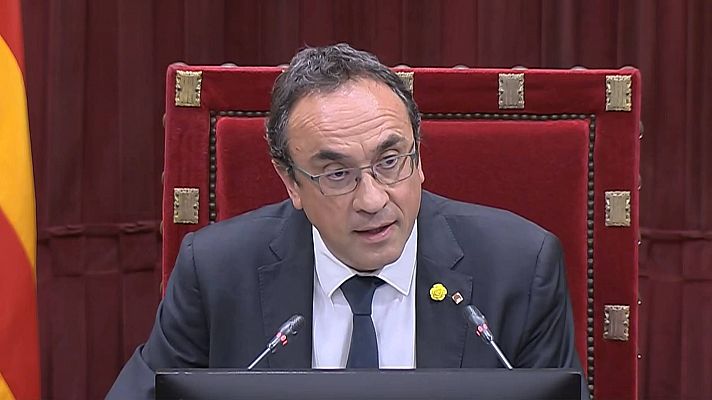 Rull informa de la imposibilidad de proponer candidato a la investidura en el Parlament catalán