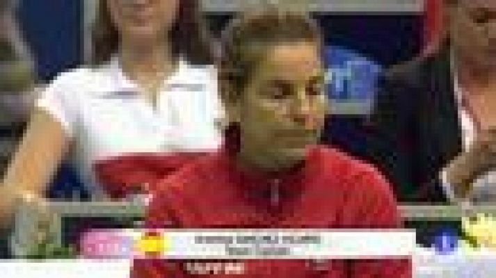 Telediario 1 - Arantxa Sánchez Vicario dimite como capitana de Copa Federación