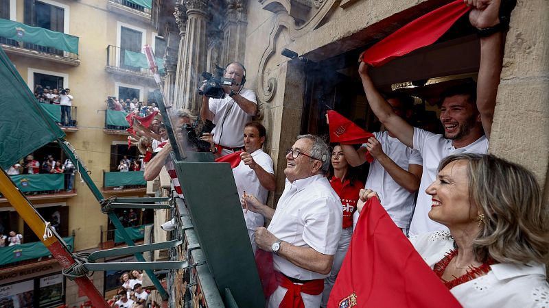 RTVE se vuelca con la cobertura de San Fermín 2024. Vive todos los encierros, el chupinazo y el "Pobre de mí" en La 1 y en RTVE Play.