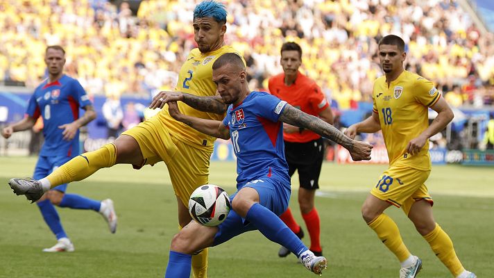 Eurocopa - Eslovaquia - Rumanía: resumen | Grupo E - Eurocopa 2024