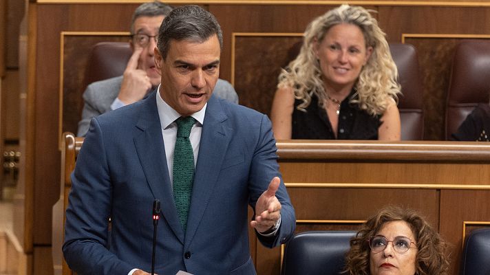 Telediario 1 - Sánchez celebra el acuerdo sobre el CGPJ y Feijóo responde que Bruselas “ha obligado” a firmar