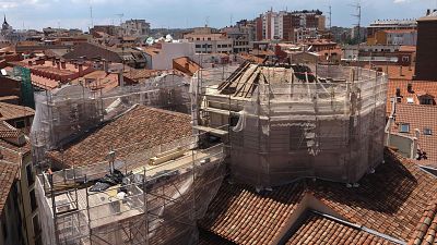 Las joyas que alberga la iglesia de la Vera Cruz, en Valladolid, se han salvado del derrumbe de la cpula