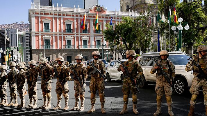 La noche en 24h - El Ejército de Bolivia toma la sede del Ejecutivo en un intento de golpe de Estado