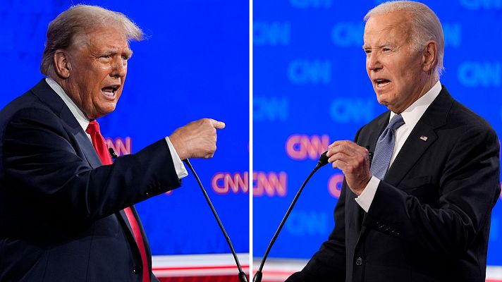 Biden y Trump se enfrentan en el primer debate electoral televisado