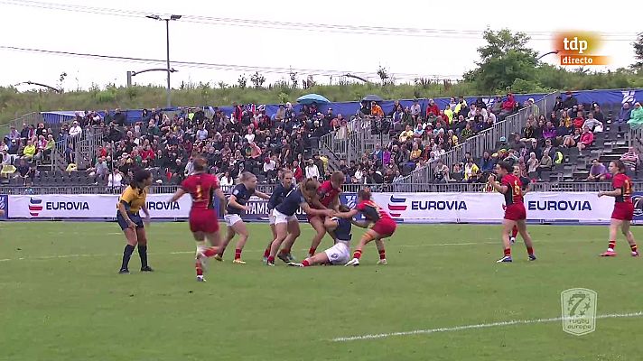 Rugby - Sevens Championship Series. Semifinal Femenina: Francia - España