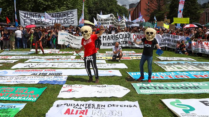 Nueva movilización contra la macrofábrica de celulosa de la multinacional lusa Altri