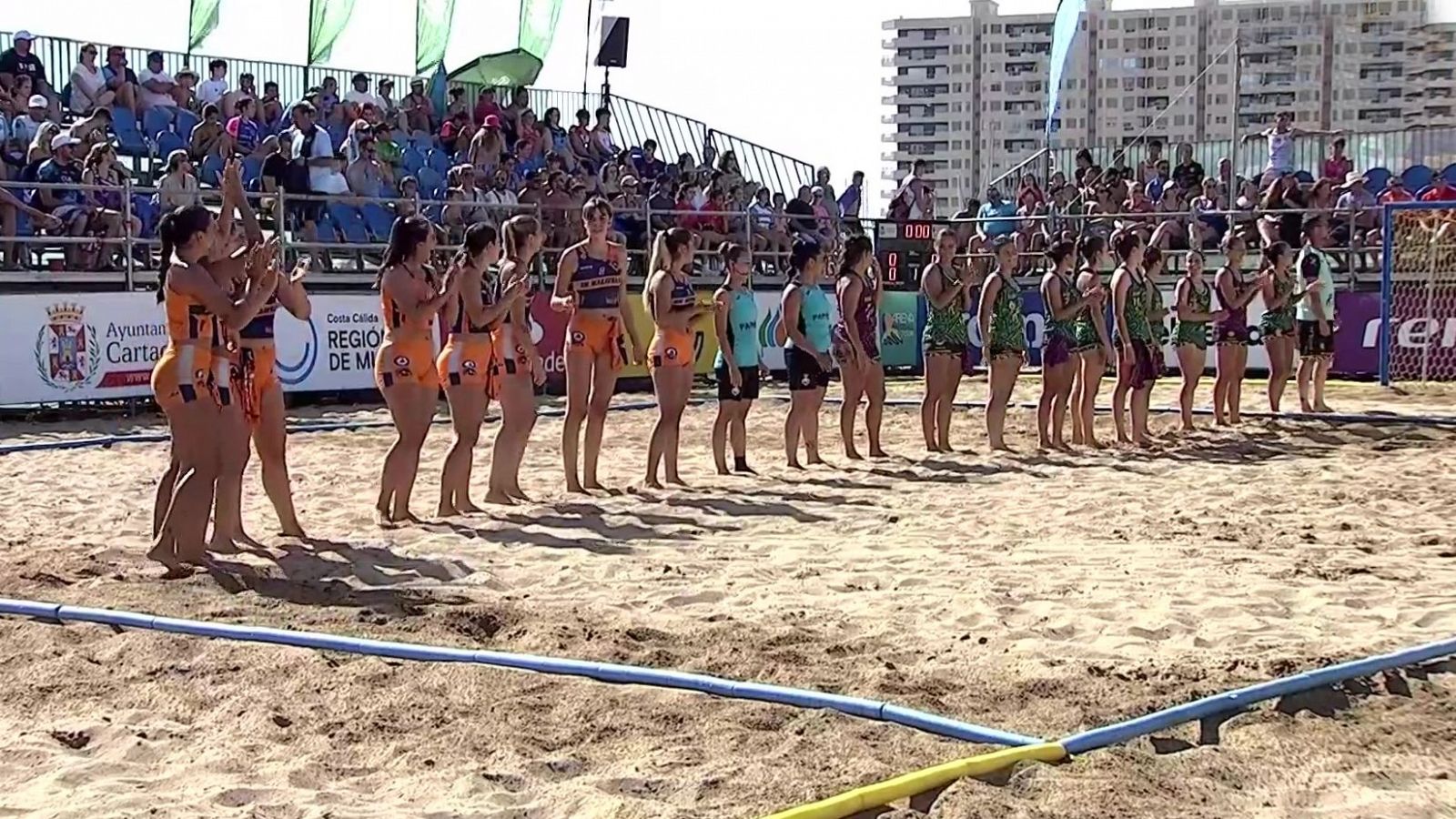 Balonmano Playa - Copa de España. Final Femenina: F. Fomento Deporte CBMP Ciudad de Málaga A - BMP M