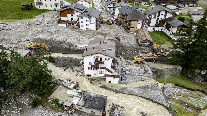 Fuertes tormentas azotan el noroeste de Italia y zonas de Suiza