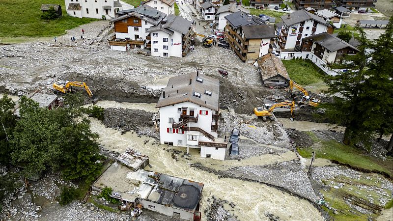 Fuertes tormentas azotan el noroeste de Italia y Suiza | Ver